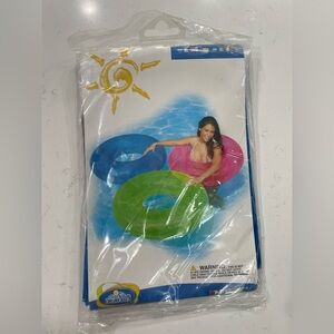 NEW 2005 Intex 36” Tire Tube Ring Circle Blue Pool Swim Water Floatie